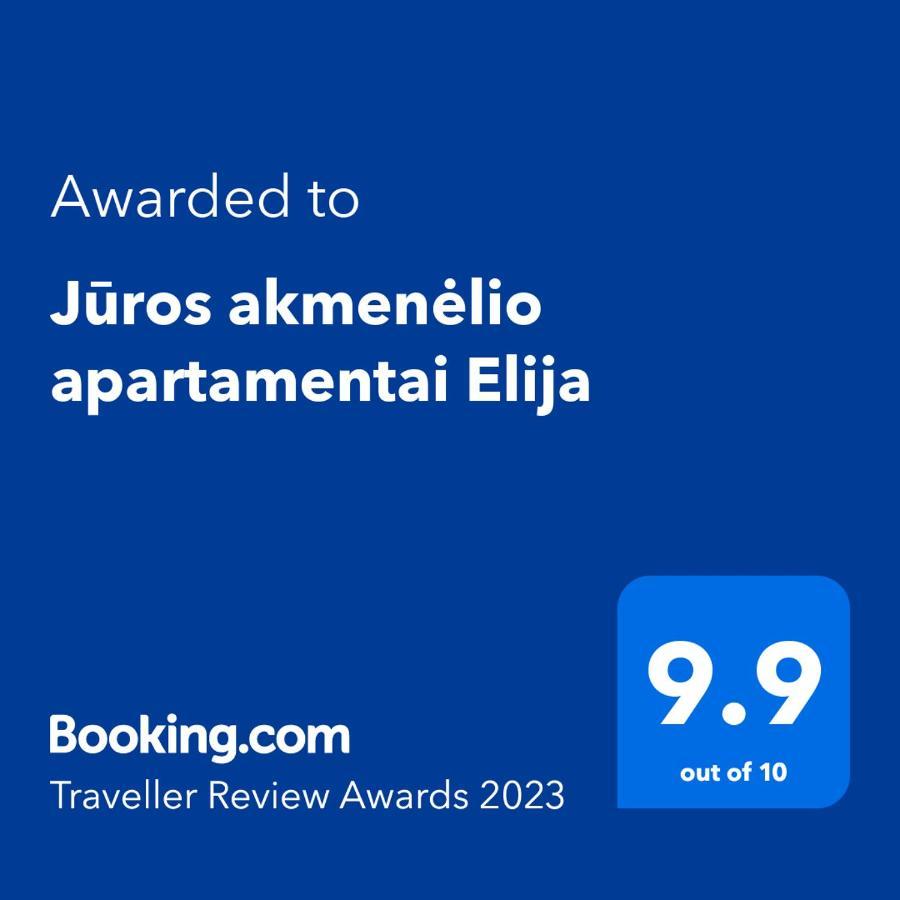 Juros Akmenelio Apartamentai Elija Šventoji Exterior foto